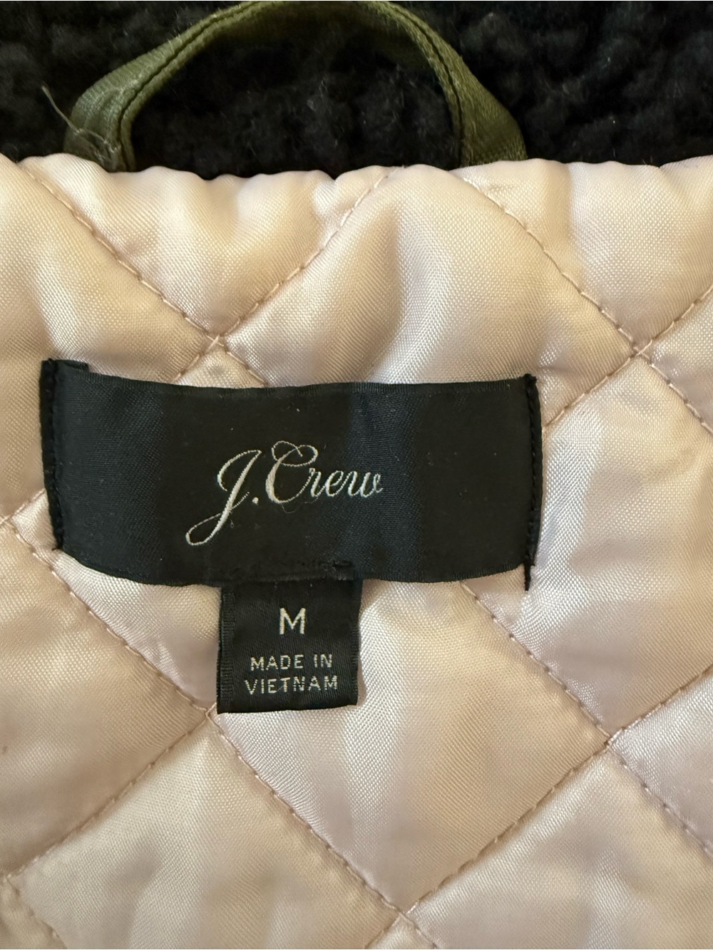 J. Crew Olive Green Perfect Winter Parka Size Medium - Picture 4 of 12